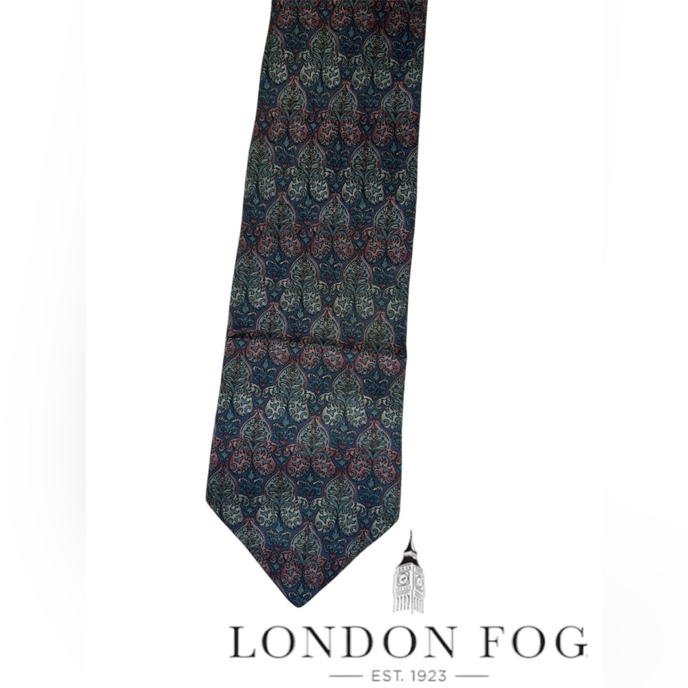 VINTAGE LONDON FOG SILK TIE MEN’S PAISLEY